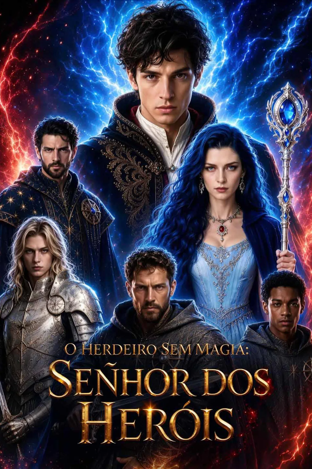 Pôster de O Herdeiro Sem Magia: Senhor dos Heróis