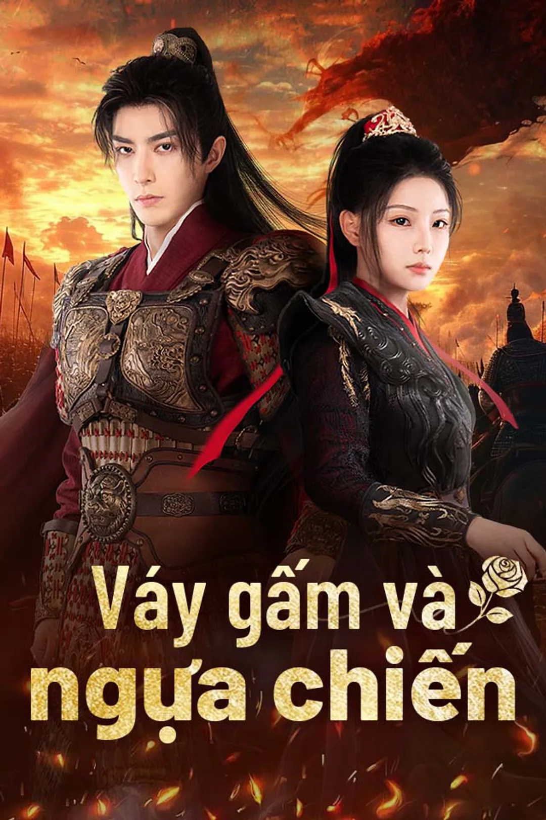 Poster phim Váy gấm và ngựa chiến