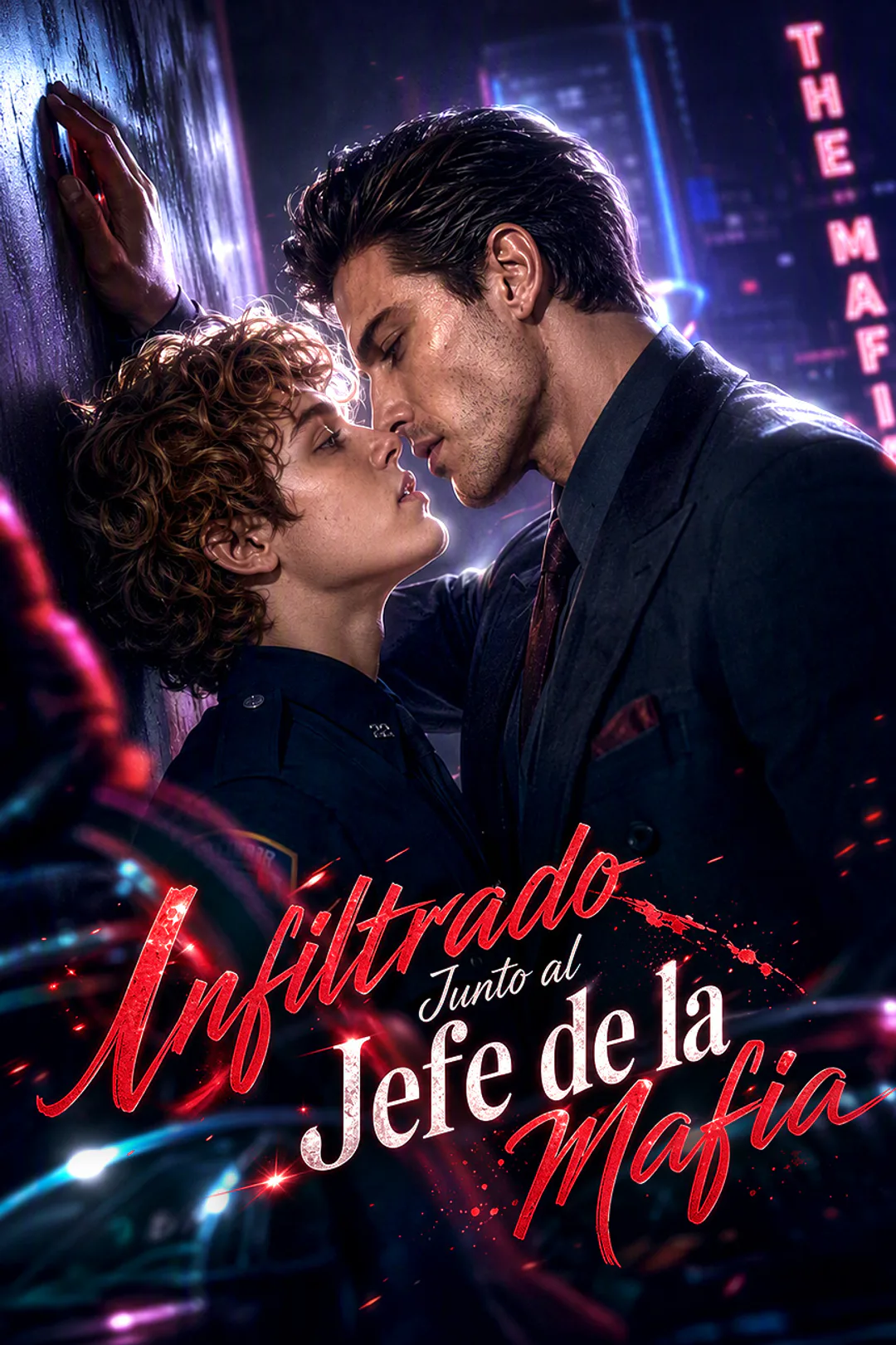 Póster de Infiltrado junto al jefe de la mafia