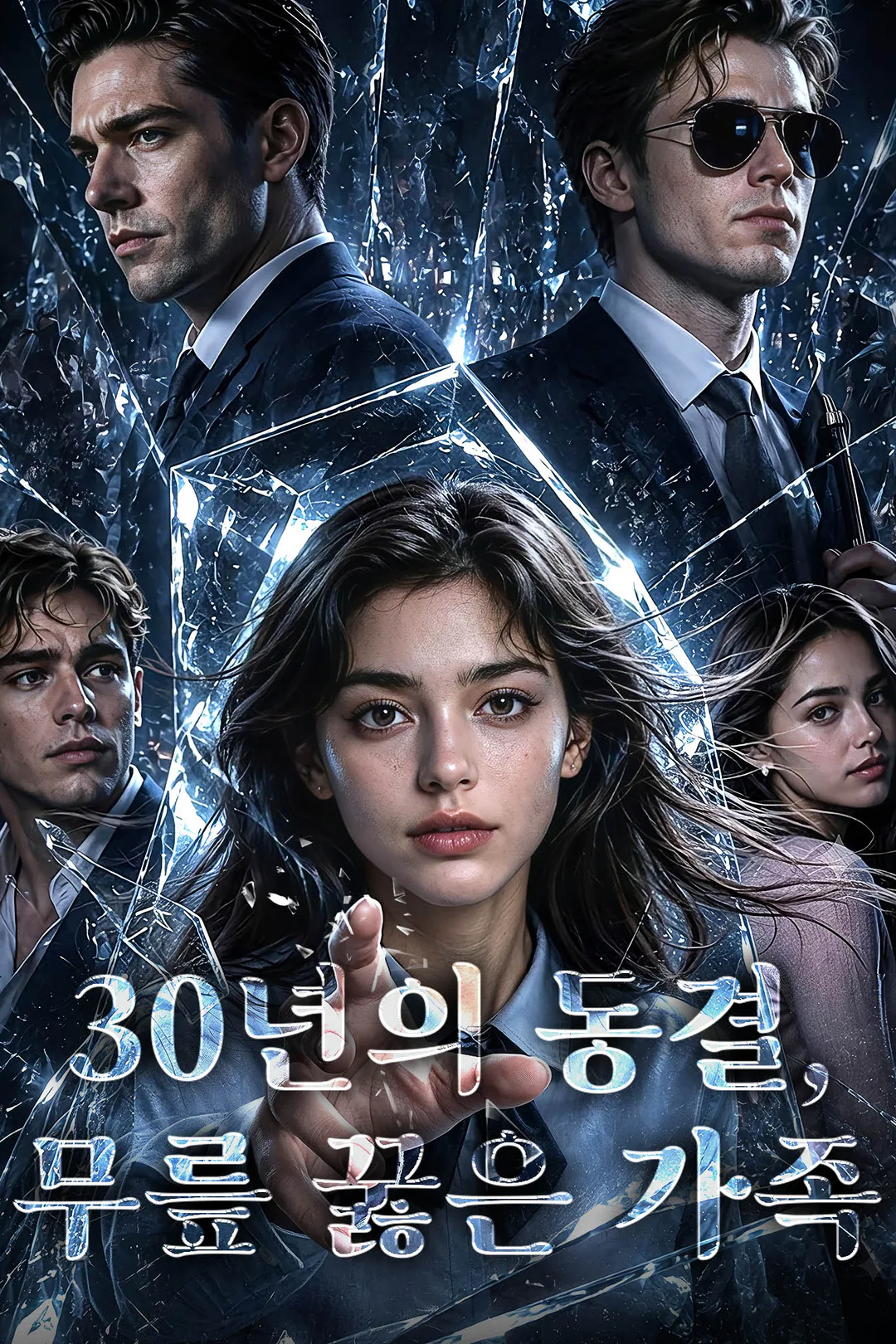30년의 동결, 무릎 꿇은 가족 포스터