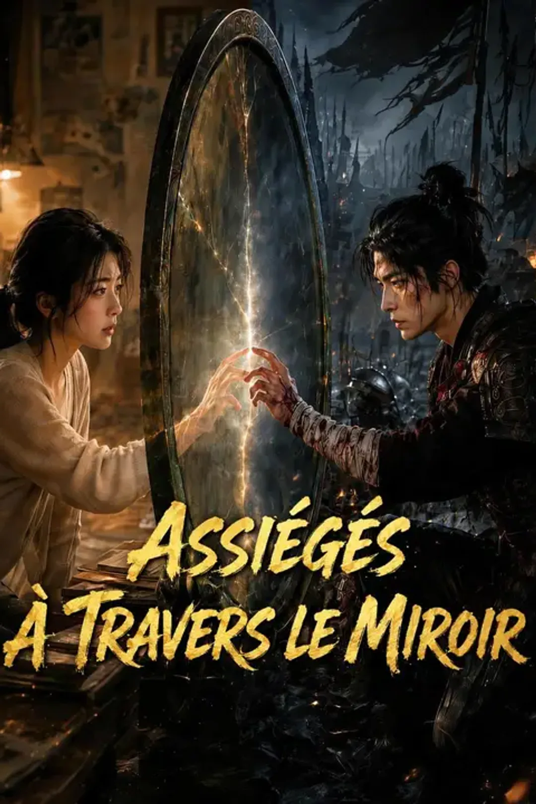 Affiche de Assiégés à travers le miroir