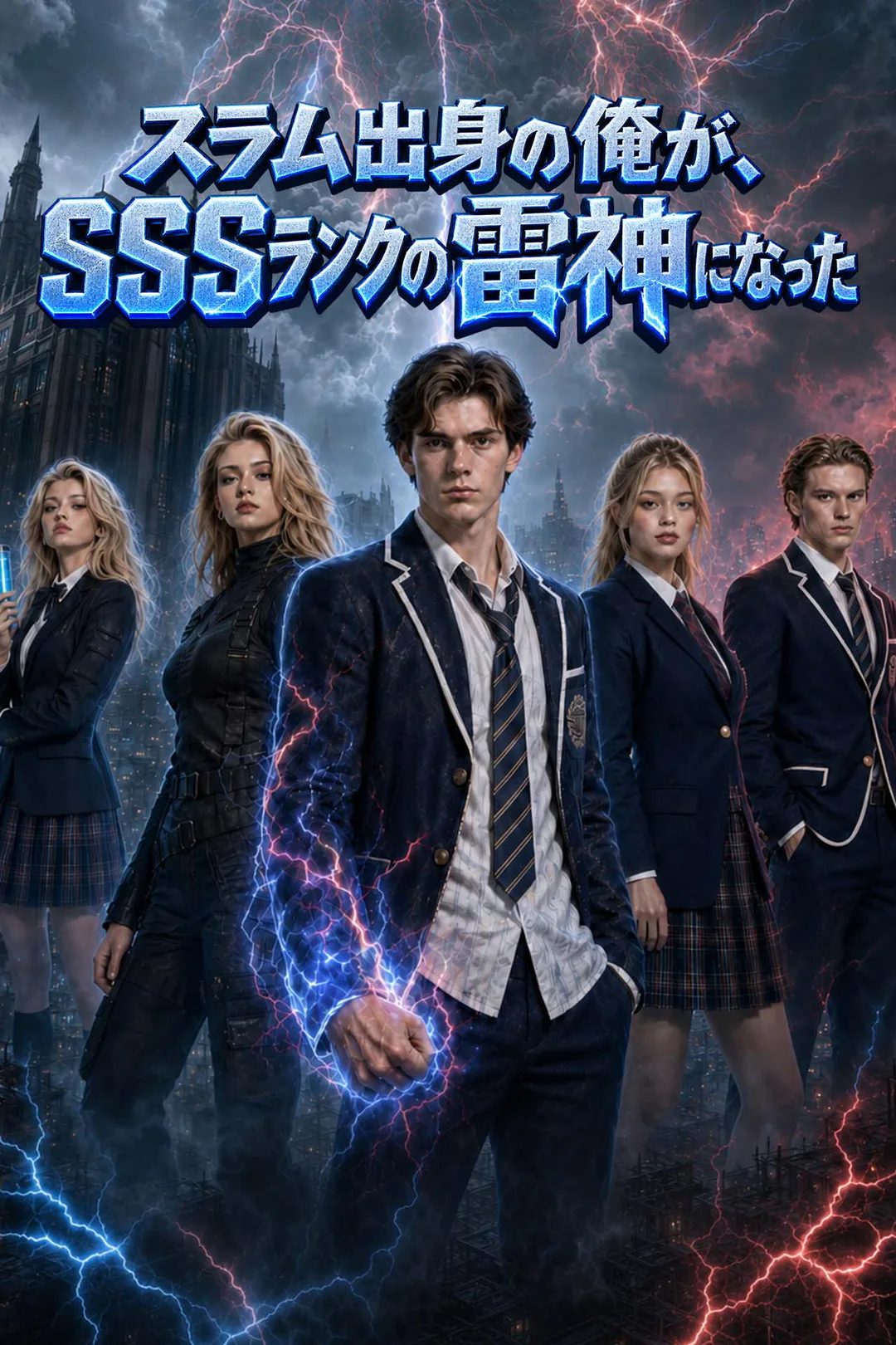 スラム出身の俺が、SSSランクの雷神になったのポスター