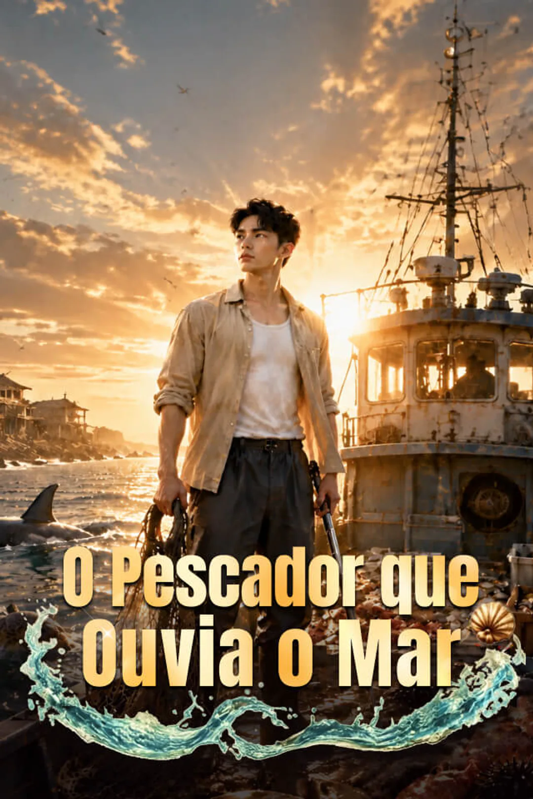 Pôster de O Pescador que Ouvia o Mar