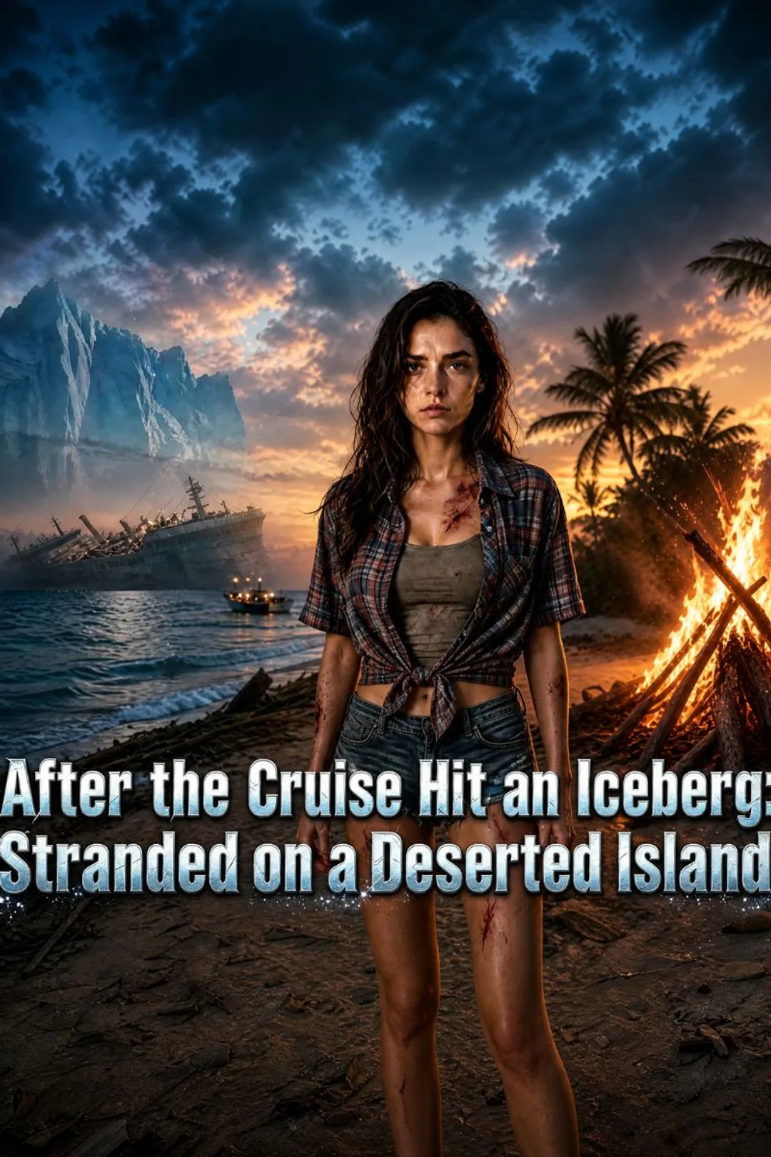 After the Cruise Hit an Iceberg:Stranded on a Deserted Island poster