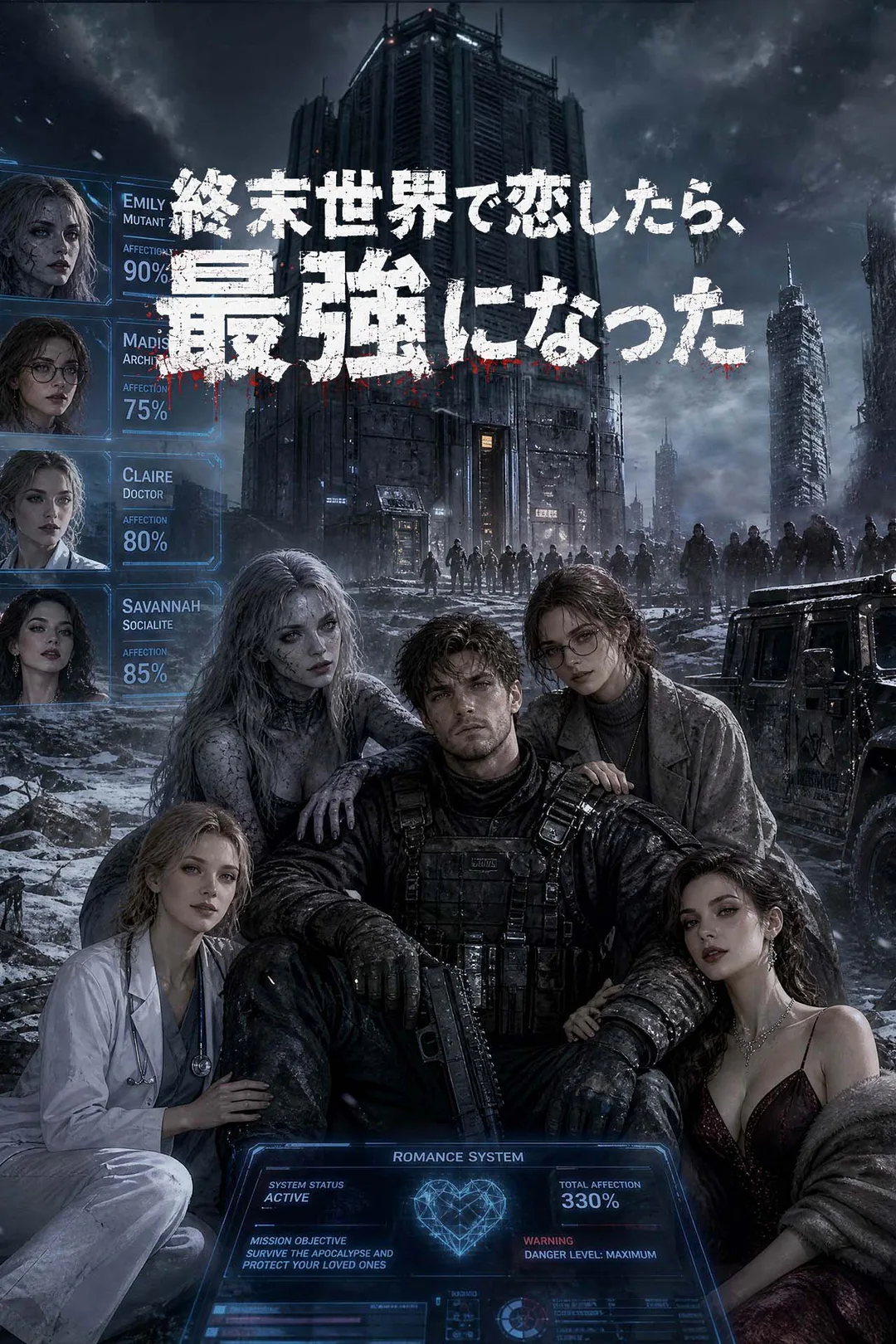 終末世界で恋したら、最強になったのポスター