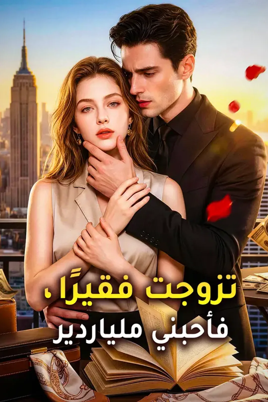 ملصق مسلسل «تزوجت فقيرًا، فأحبني ملياردير»