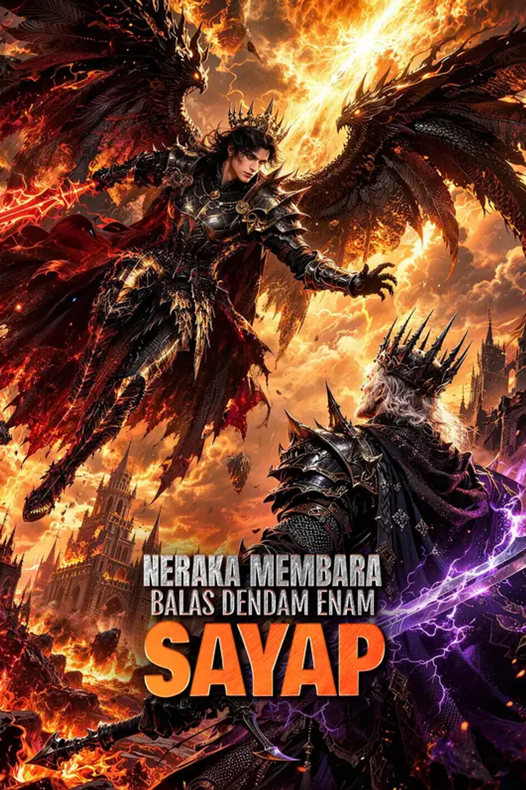 Poster Neraka Membara, Balas Dendam Enam Sayap