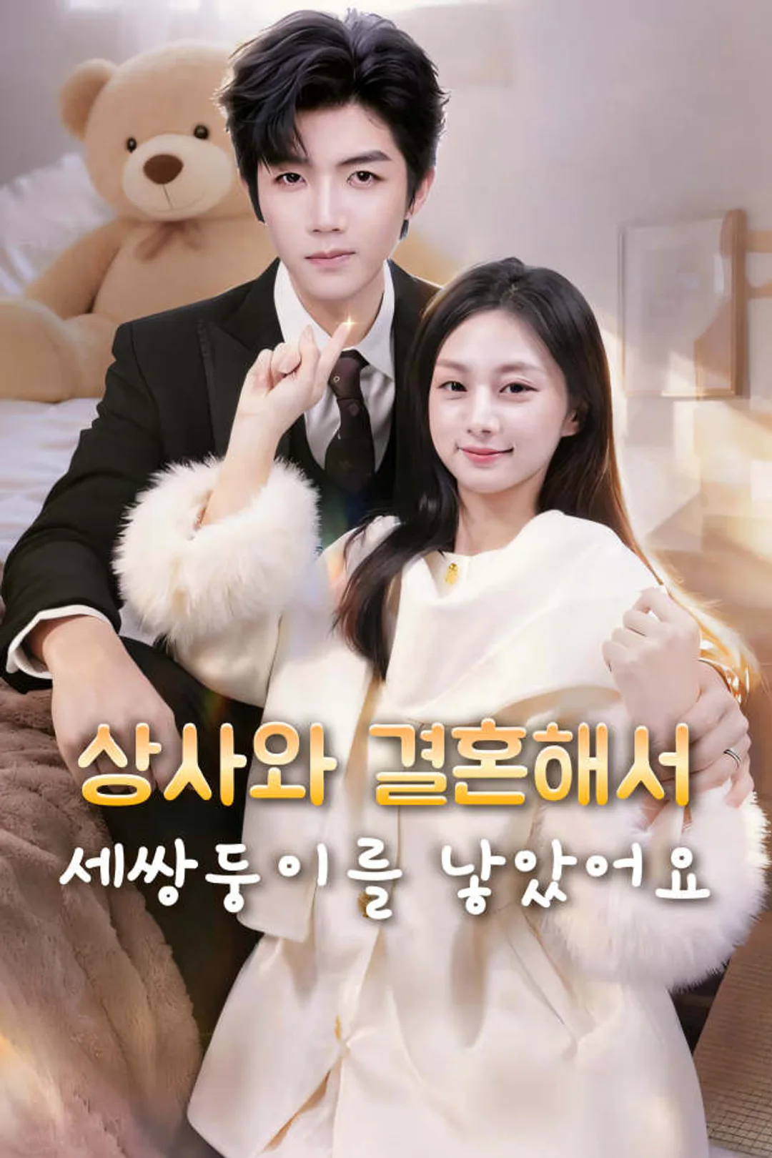 상사와 결혼해서 세쌍둥이를 낳았어요 포스터