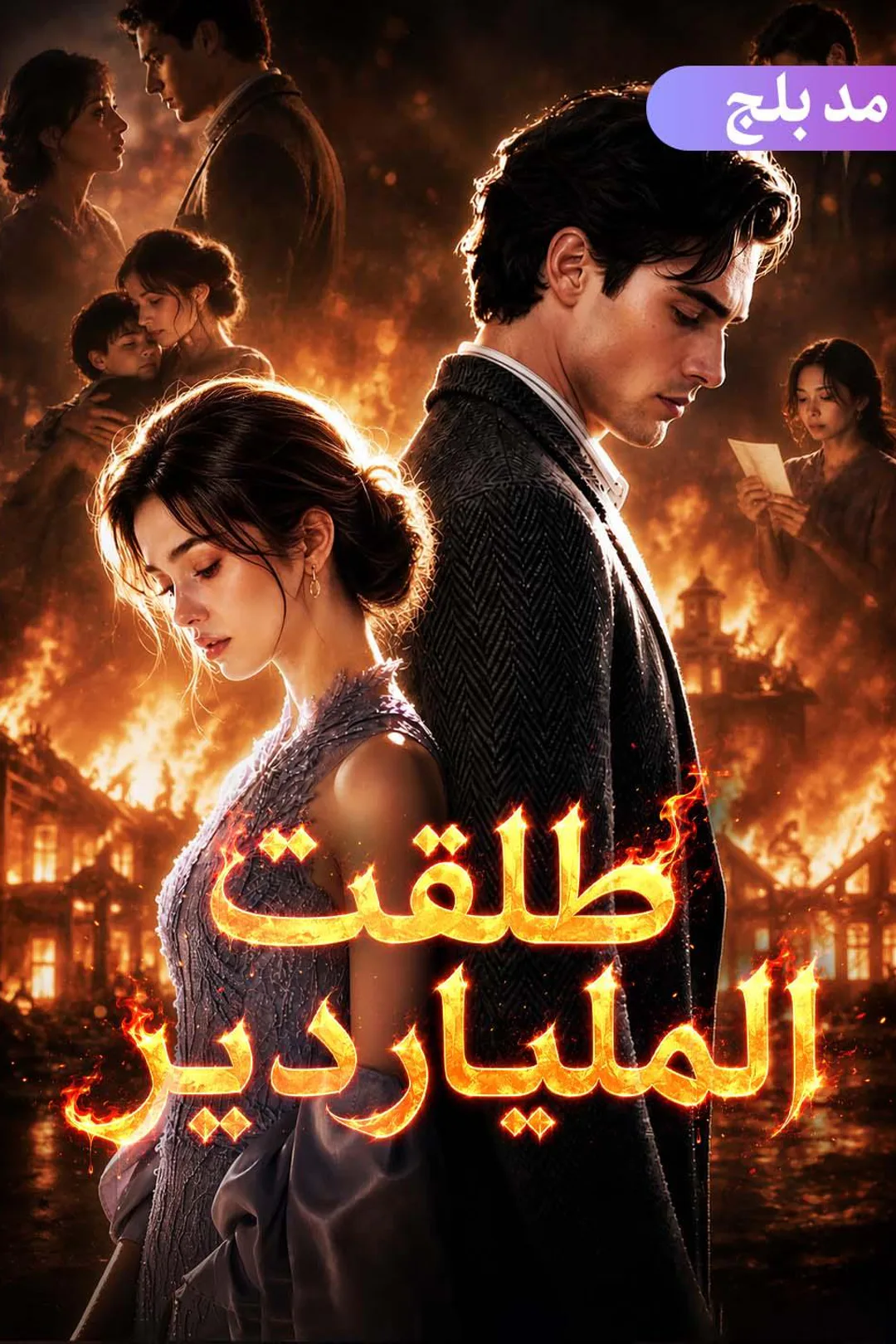 ملصق مسلسل «طلقت الملياردير»