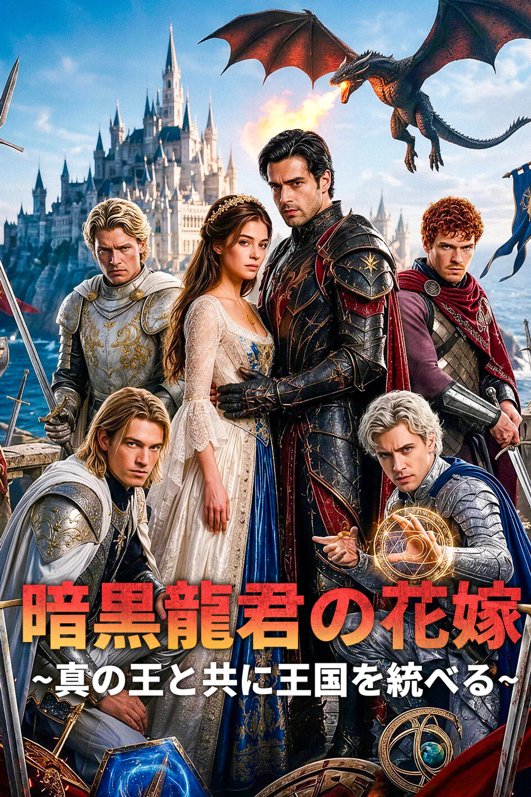 暗黒龍君の花嫁~真の王と共に王国を統べる~のポスター