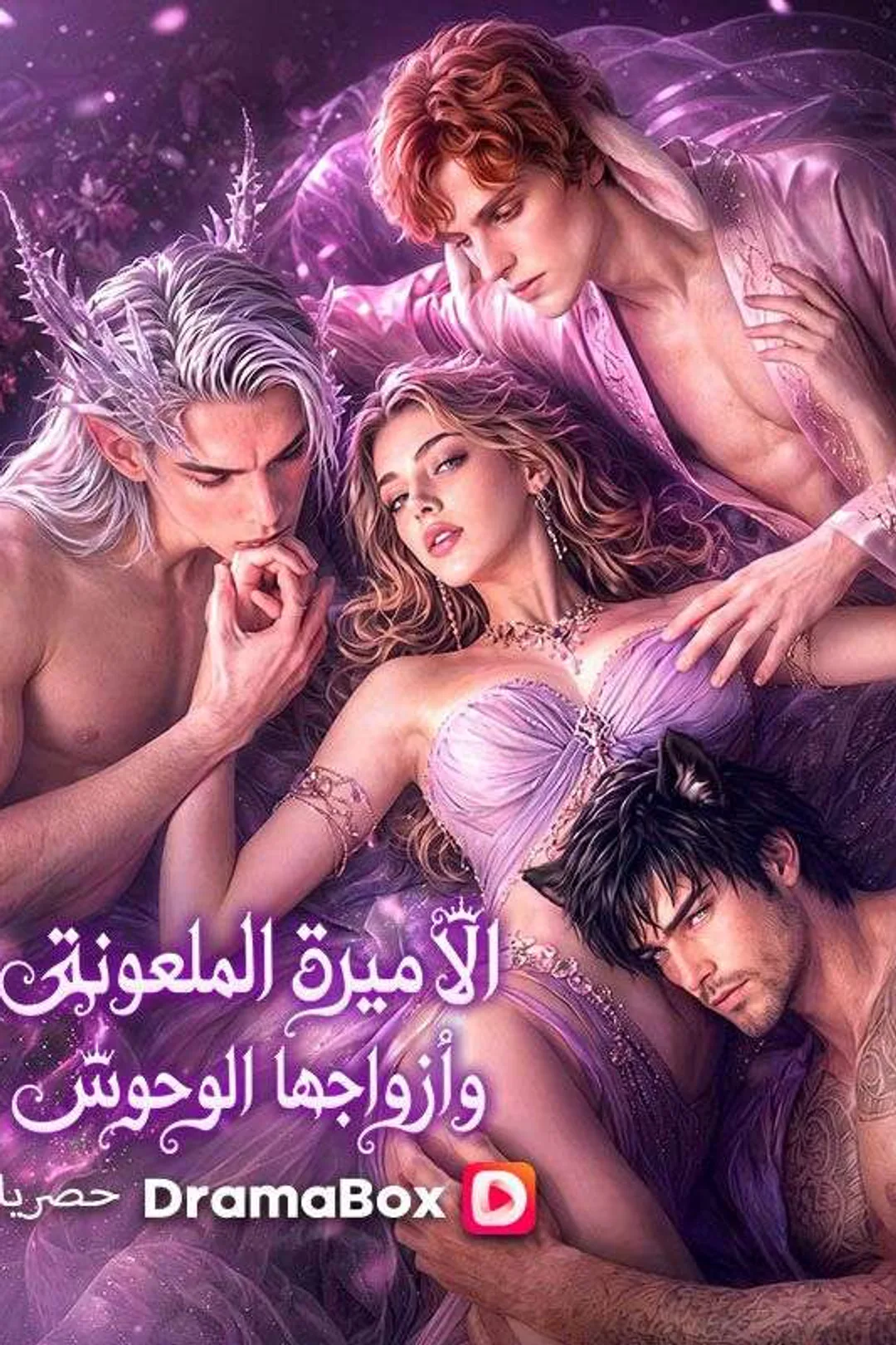 ملصق مسلسل «الأميرة الملعونة وأزواجها الوحوش»