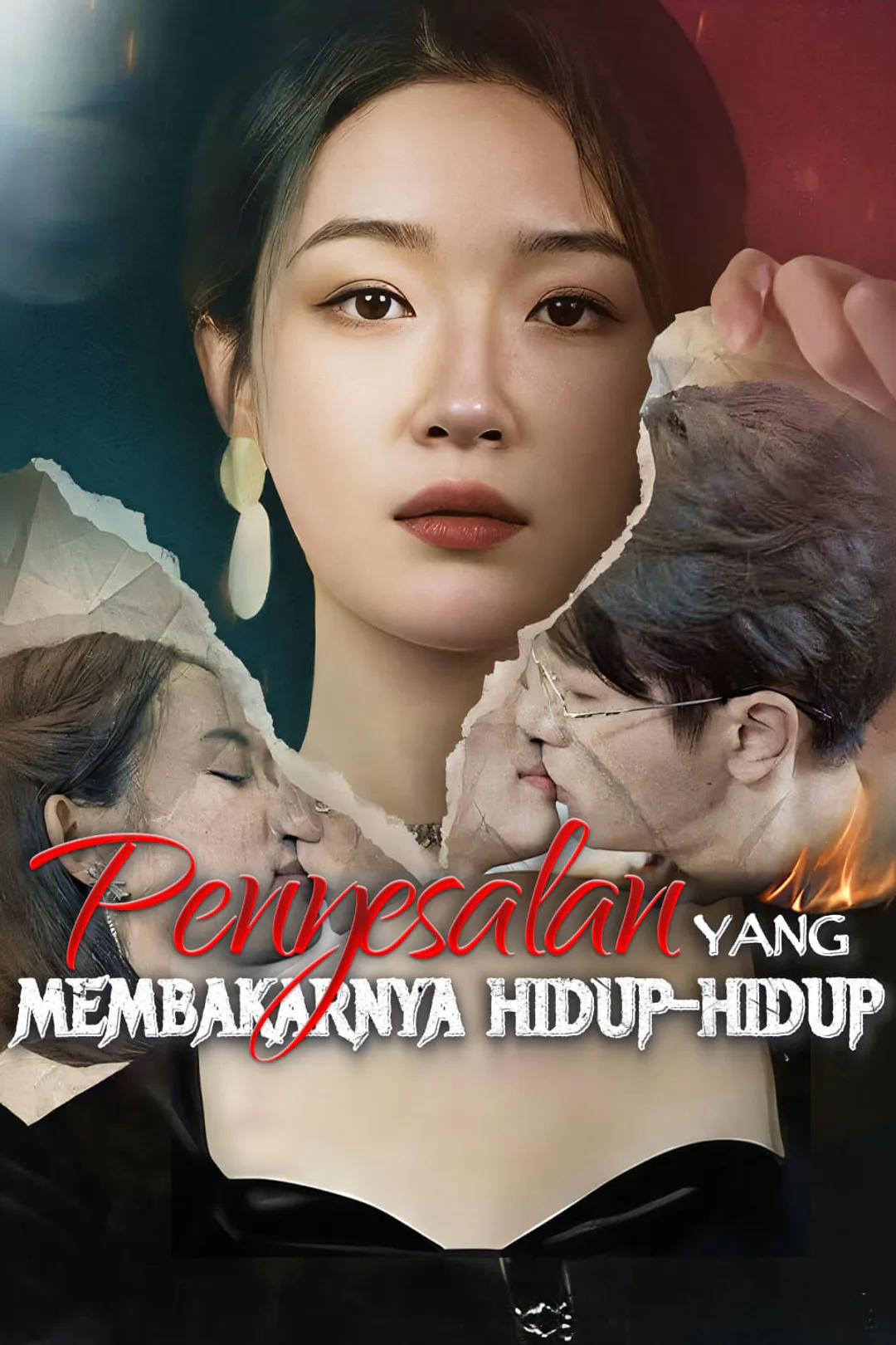 Poster Penyesalan yang Membakarnya Hidup-hidup