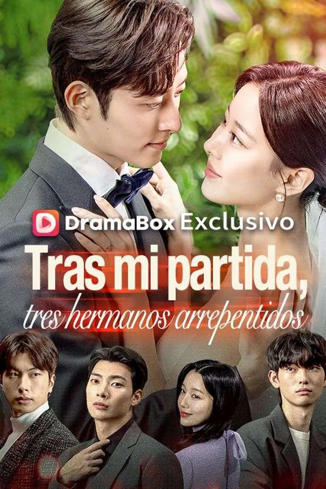 Póster de Tras mi partida, tres hermanos arrepentidos