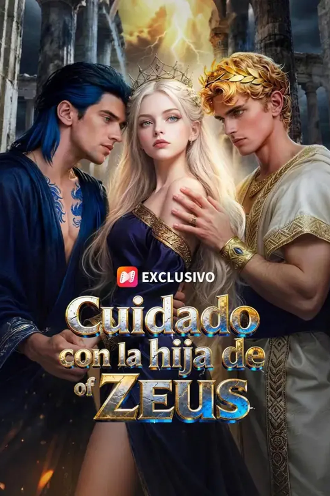 Póster de Cuidado con la hija de Zeus