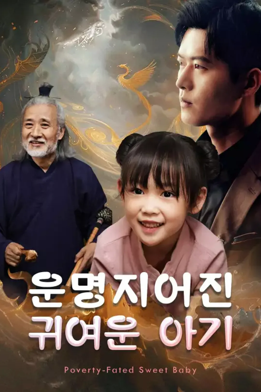 운명지어진 귀여운 아기 포스터
