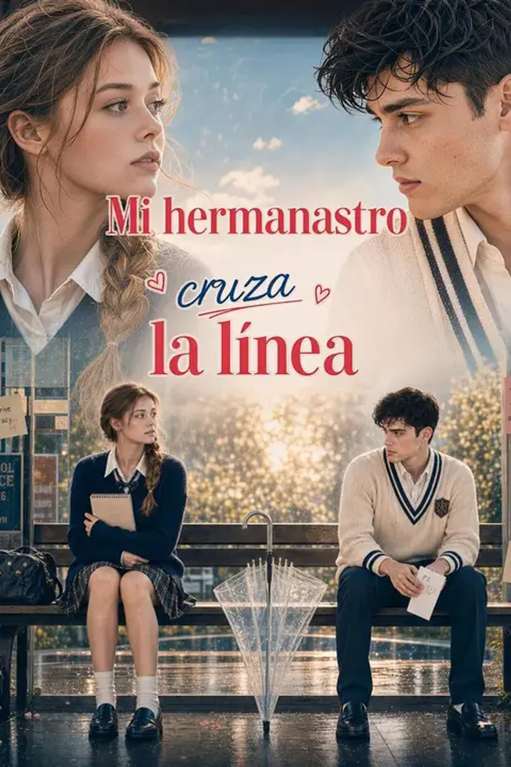 Póster de Mi hermanastro cruza la línea