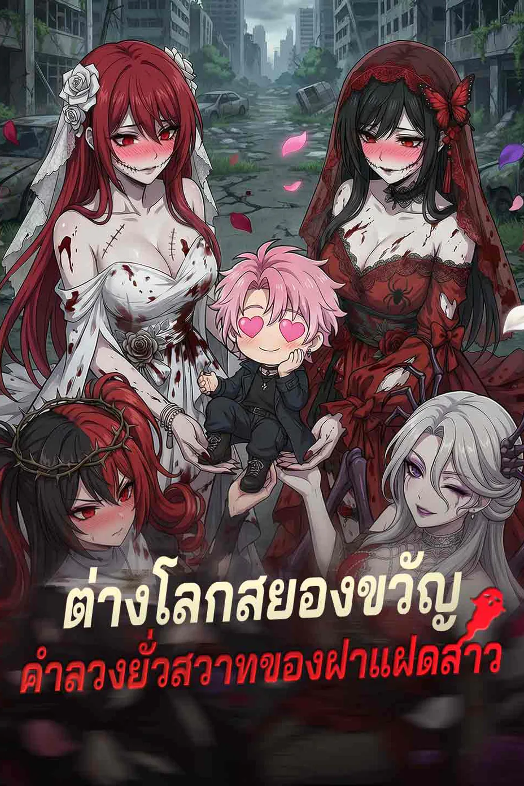 โปสเตอร์ ต่างโลกสยองขวัญคำลวงยั่วสวาทของฝาแฝดสาว