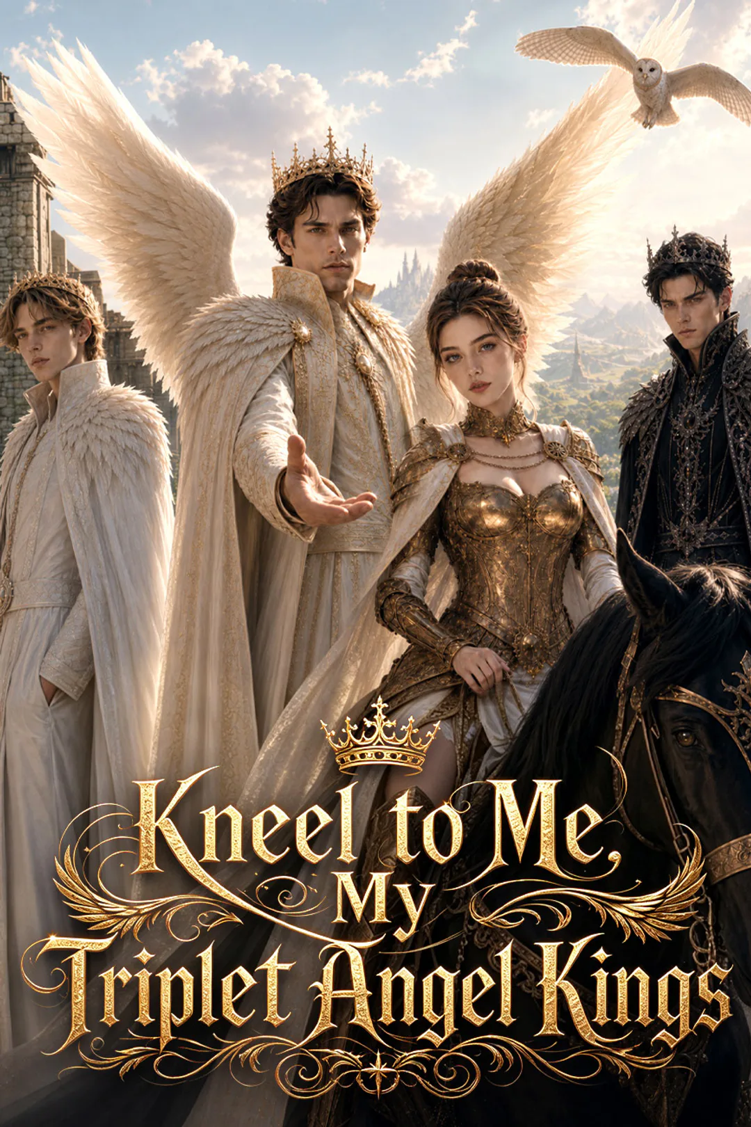 Kneel to Me, My Triplet Angel Kings poster