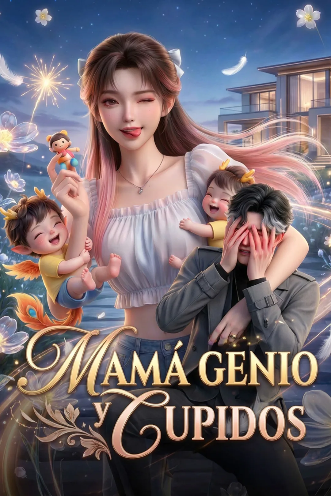Póster de Mamá genio y cupidos