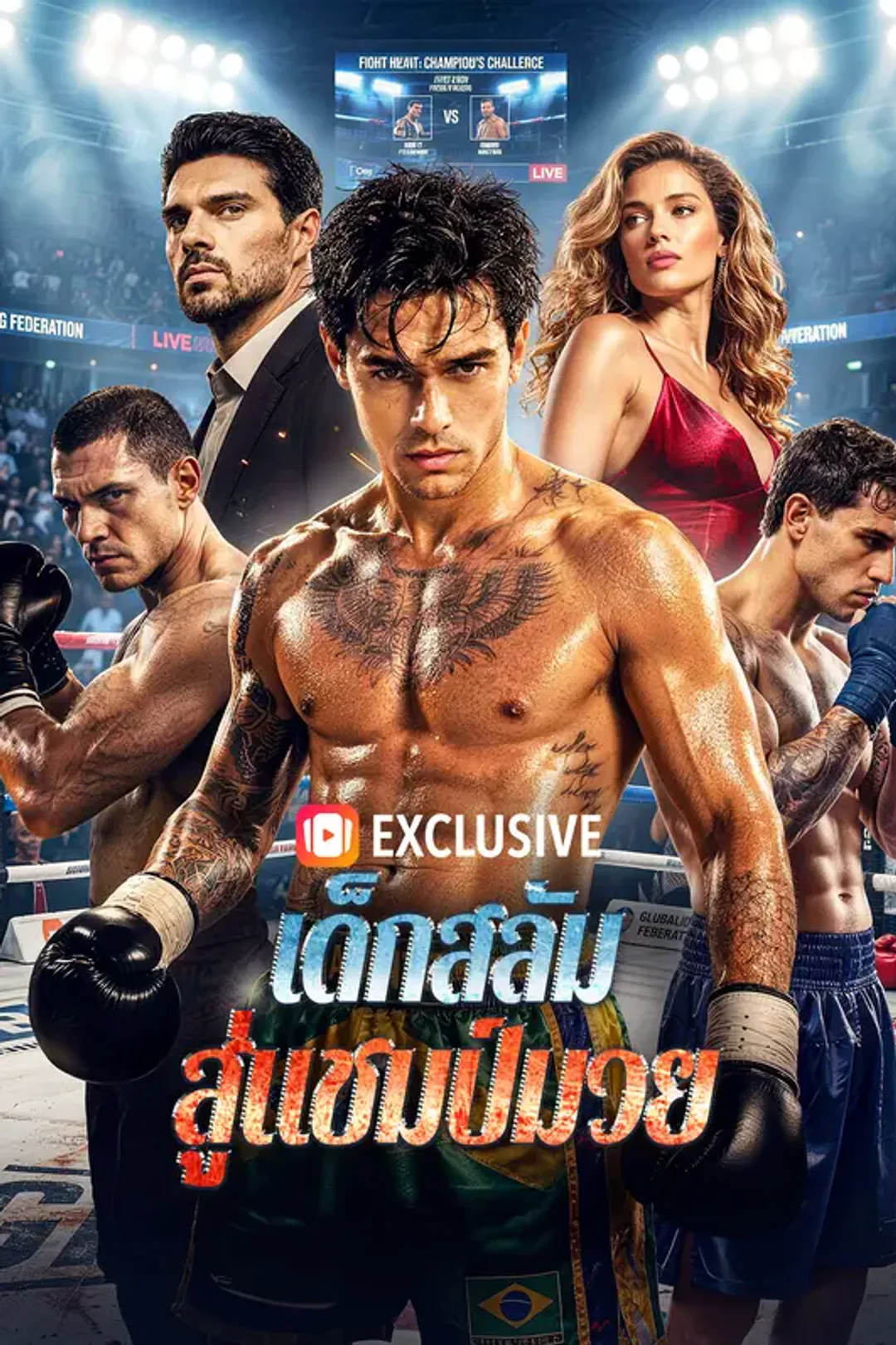 โปสเตอร์ เด็กสลัม สู่แชมป์มวย
