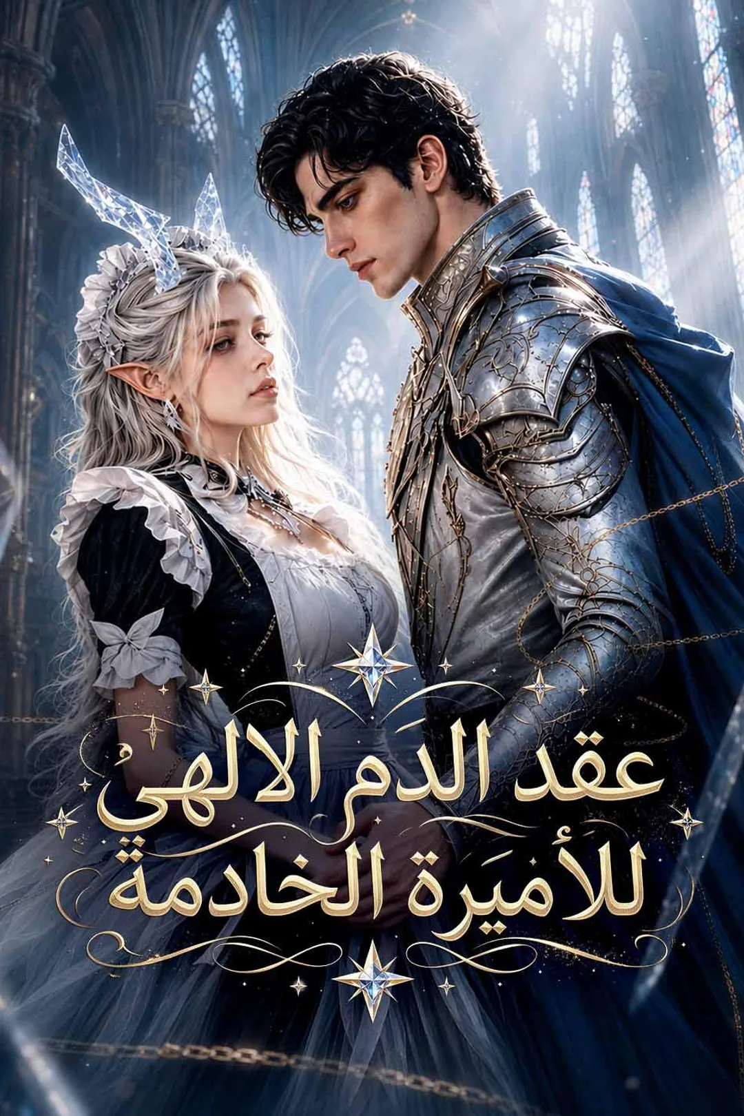 ملصق مسلسل «عقد الدم الإلهي للأميرة الخادمة»