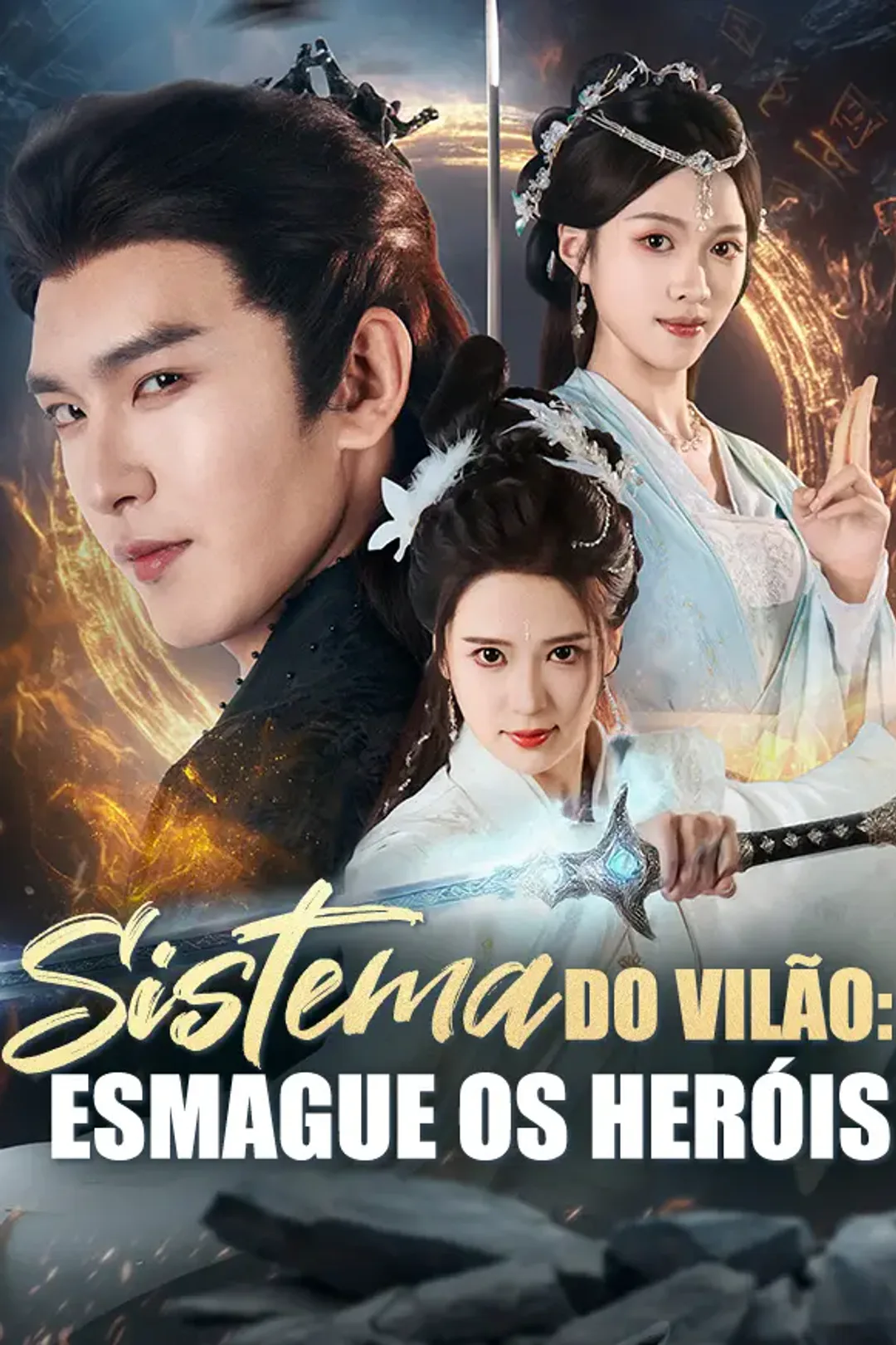 Pôster de Sistema do Vilão: Esmague os Heróis