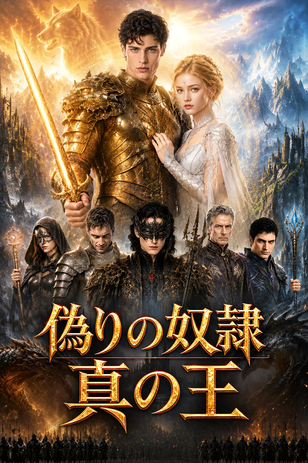 偽りの奴隷、真の王のポスター