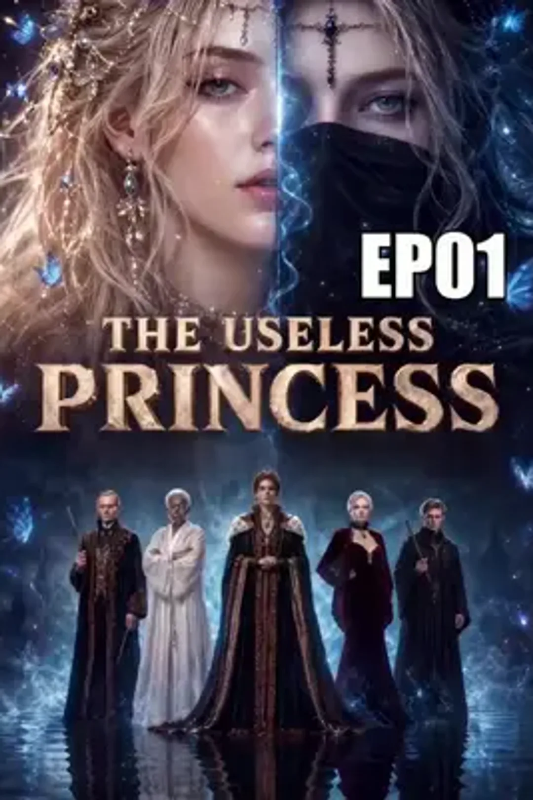 ملصق مسلسل «الأميرة العاجزة الساحرة الخفية»
