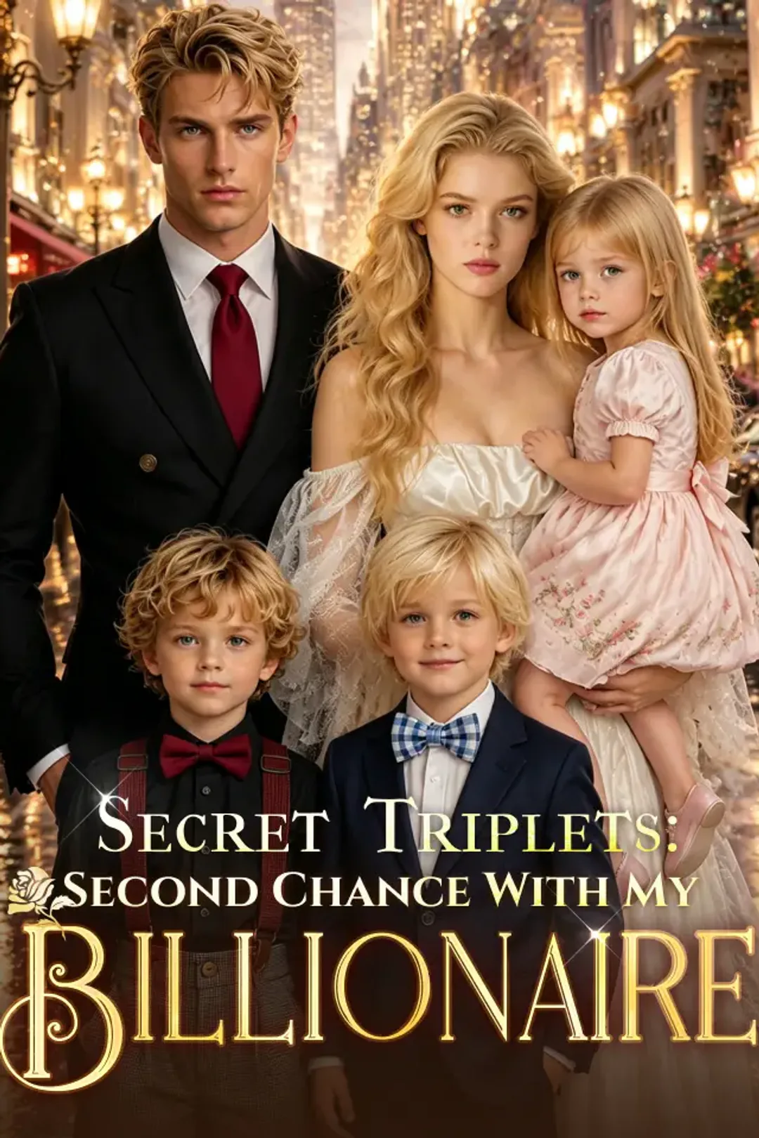 Secret Triplets: Second Chance With My Billionaire poster