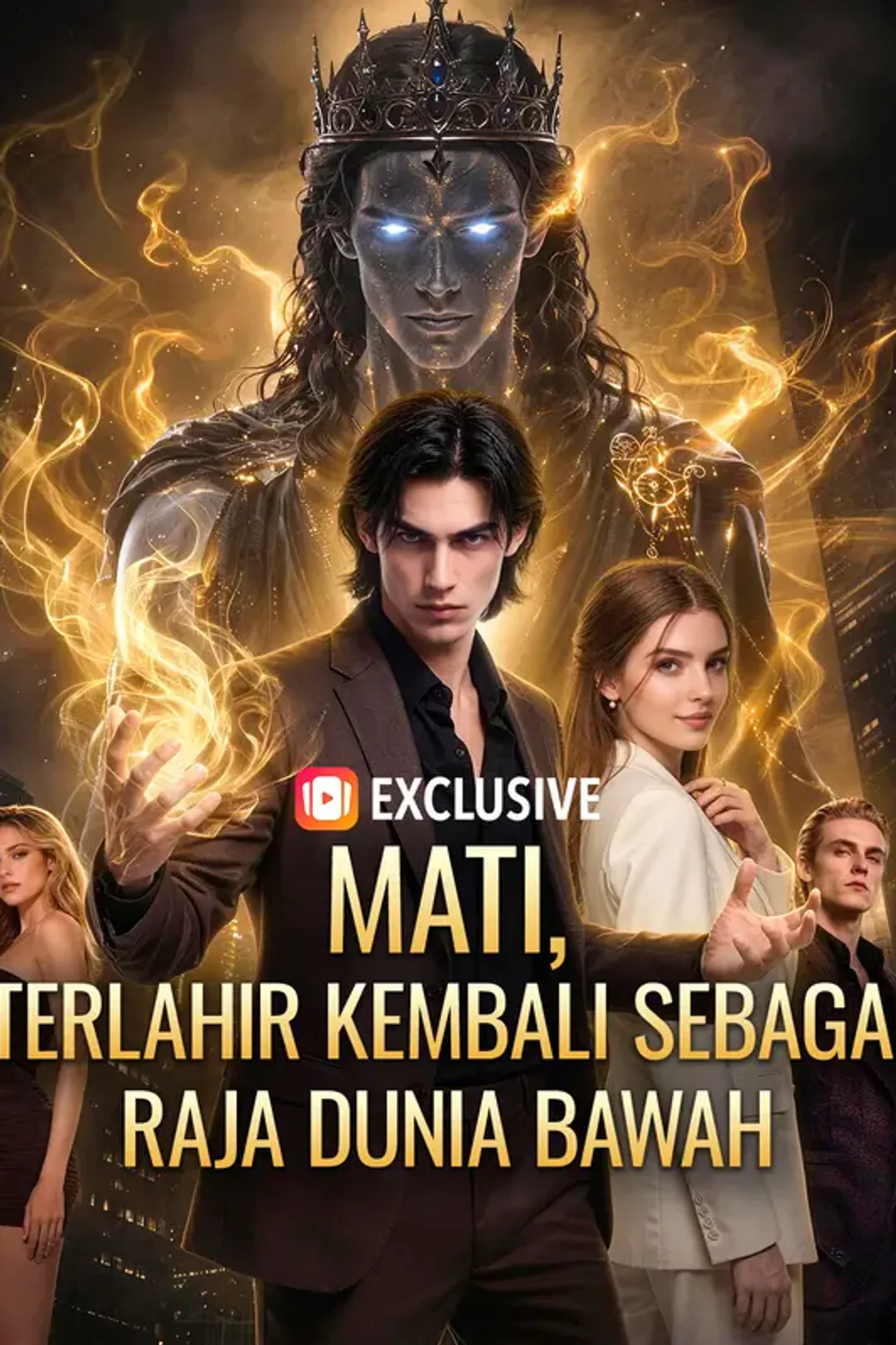 Poster Mati, Terlahir Kembali sebagai Raja Dunia Bawah