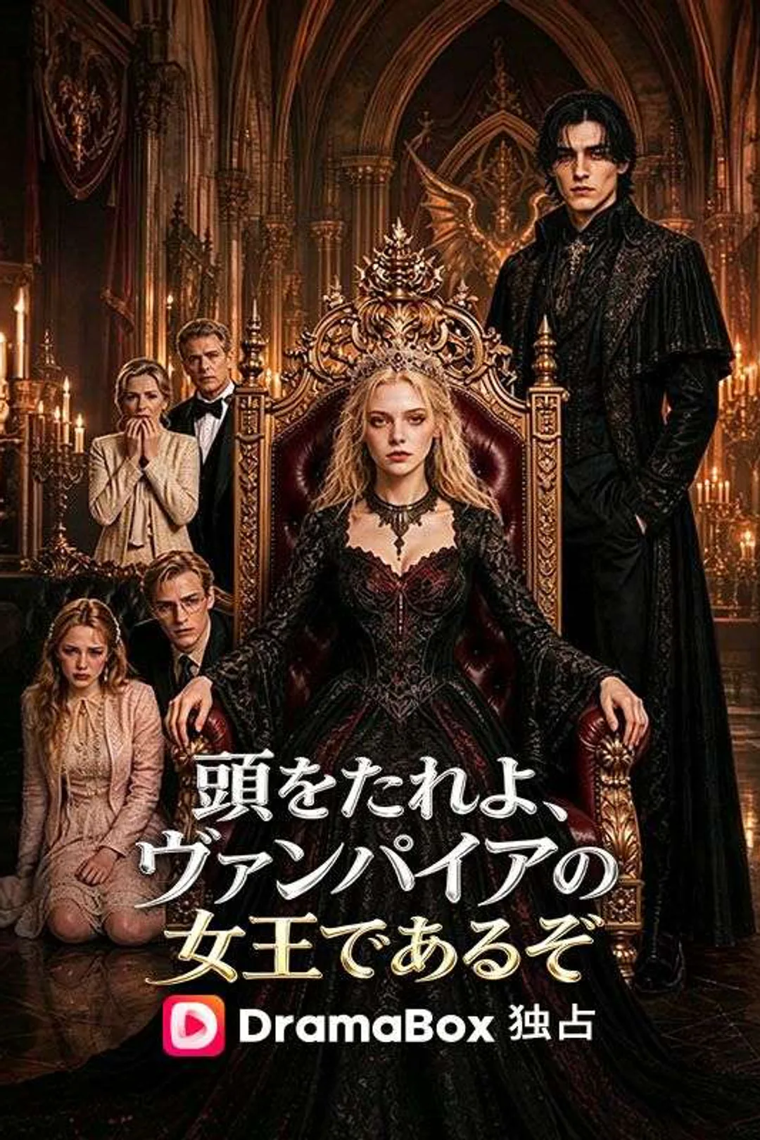 頭をたれよ、ヴァンパイアの女王であるぞのポスター