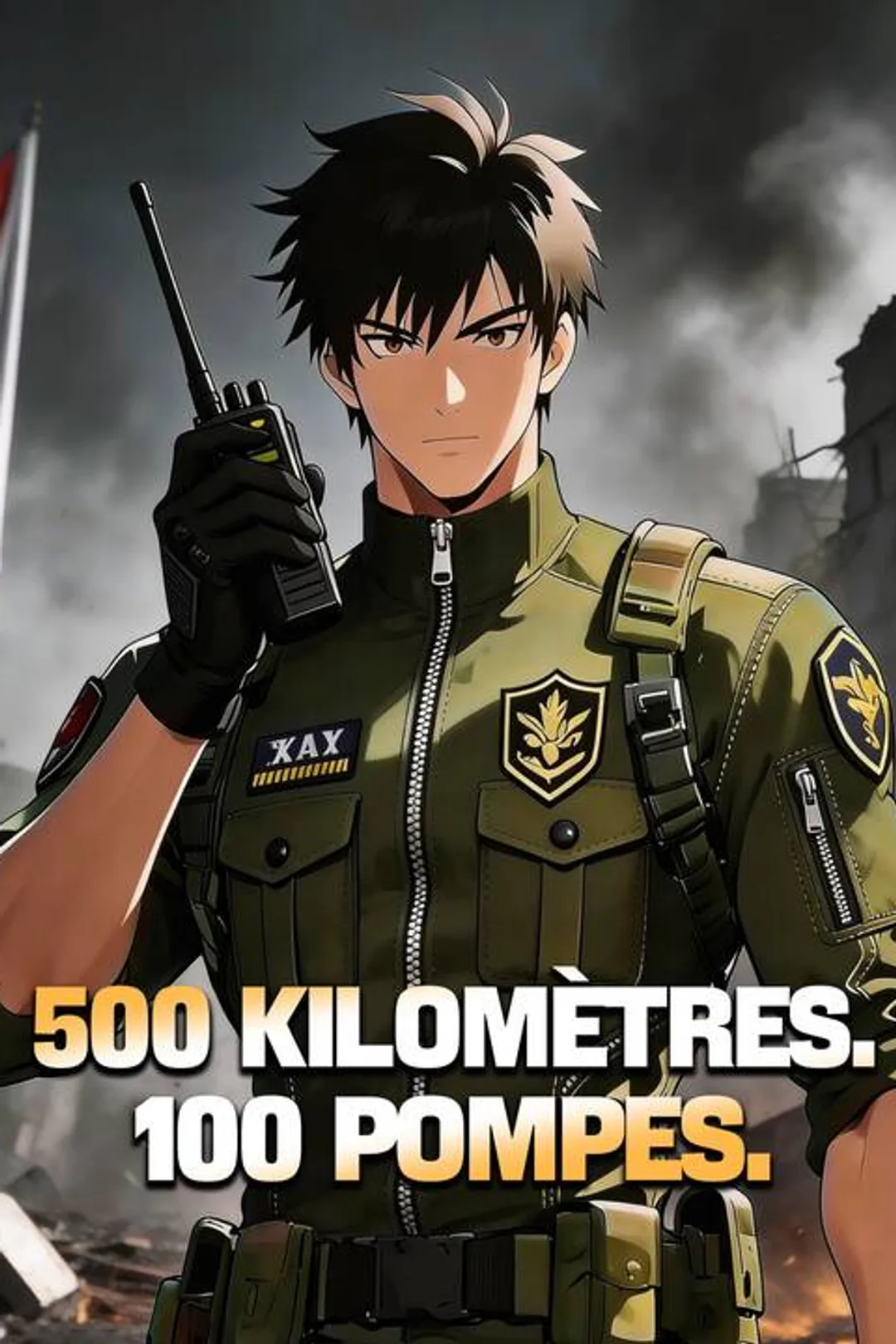 Affiche de 500 Kilomètres. 100 Pompes.