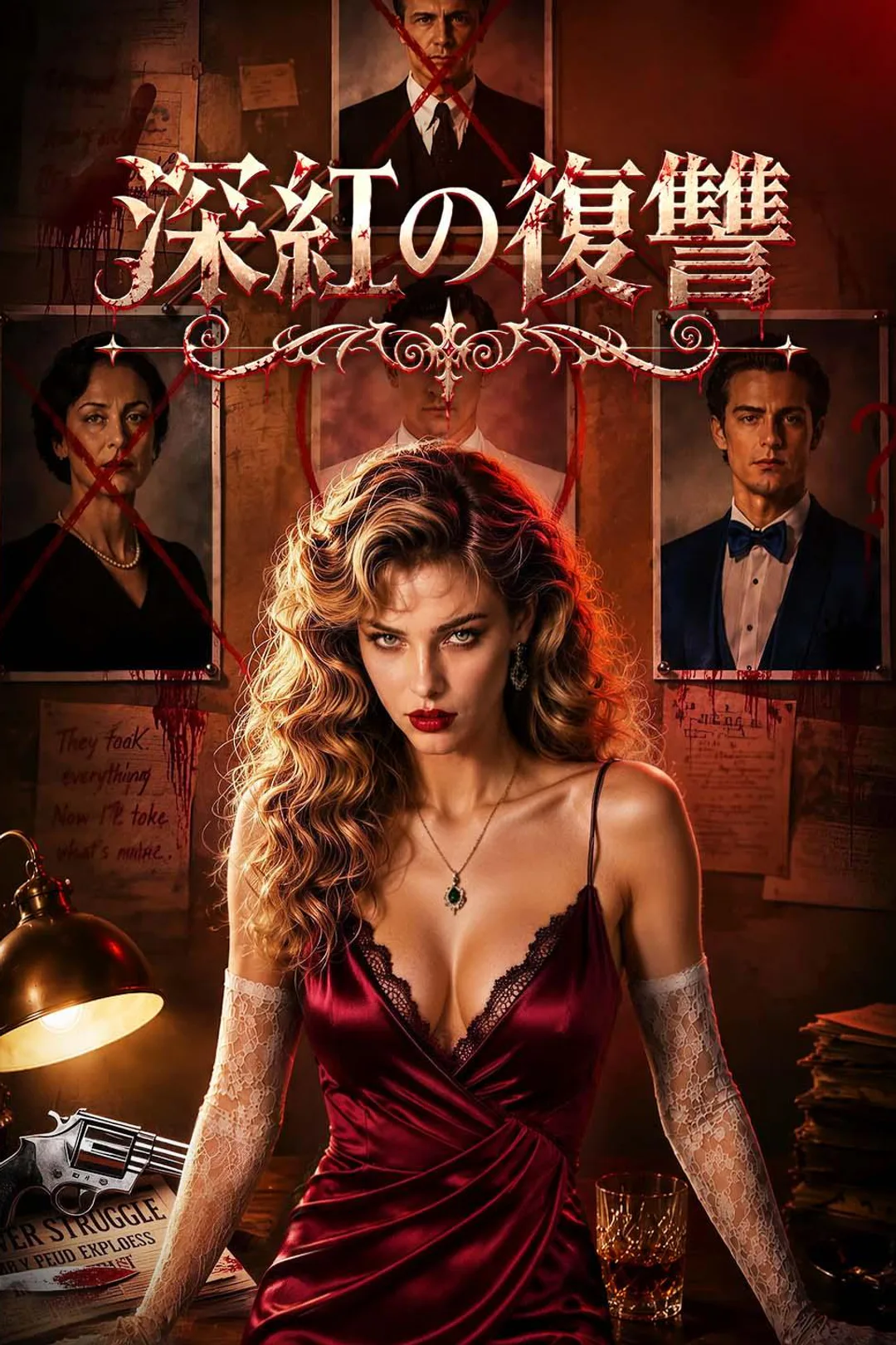 深紅の復讐のポスター