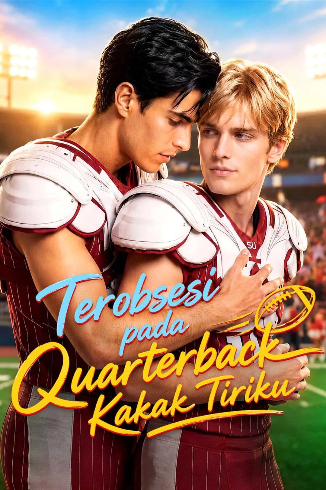 Poster Terobsesi pada Quarterback Kakak Tiriku
