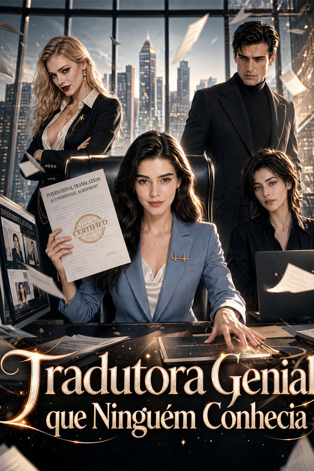 Pôster de Tradutora Genial que Ninguém Conhecia