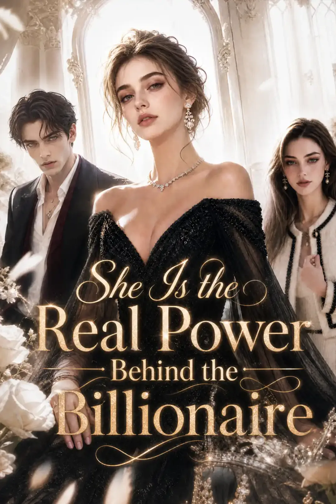 Behind the Billionaire Stands Her Power poster
