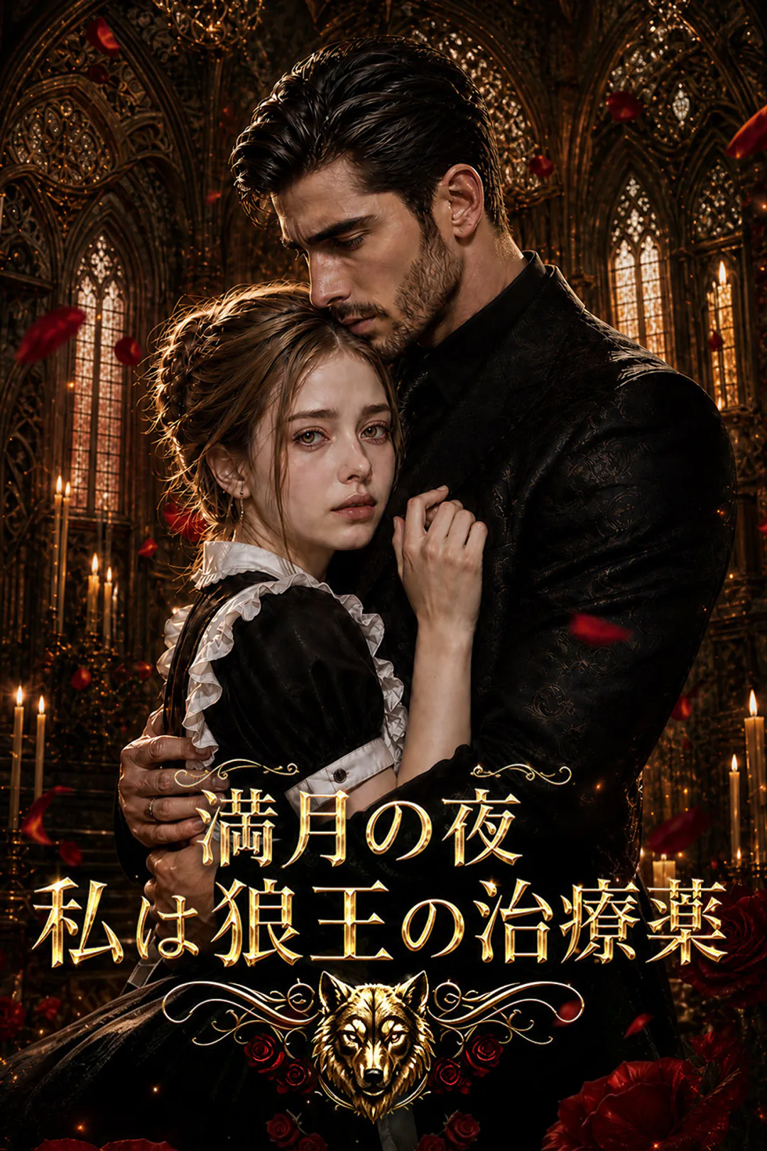 満月の夜、私は狼王の治療薬のポスター