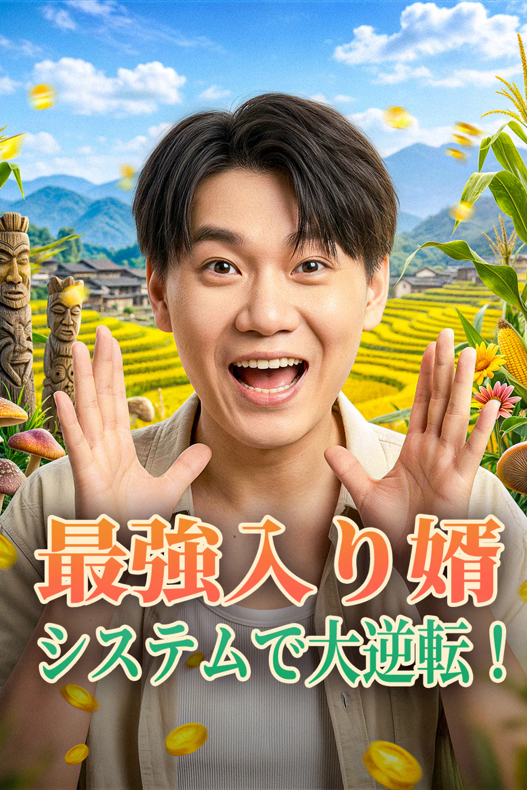 最強入り婿、システムで大逆転!のポスター