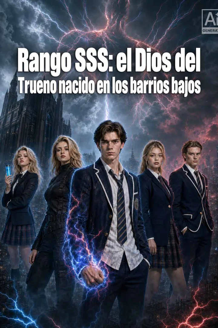 Póster de Rango SSS: el Dios del Trueno nacido en los barrios bajos
