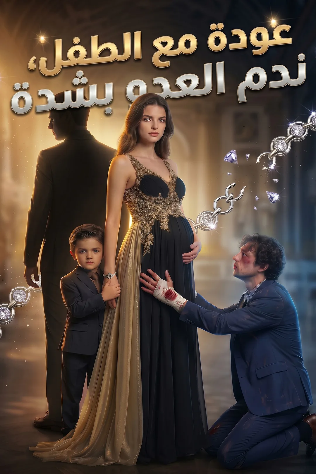 ملصق مسلسل «عودة مع الطفل، ندم العدو بشدة»