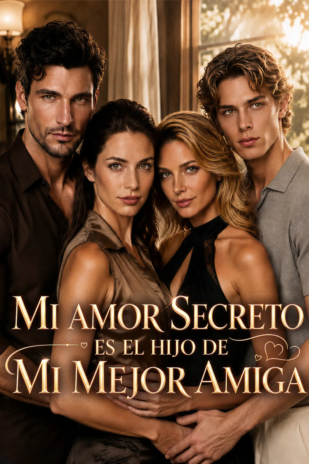 Póster de Mi amor secreto es el hijo de mi mejor amiga