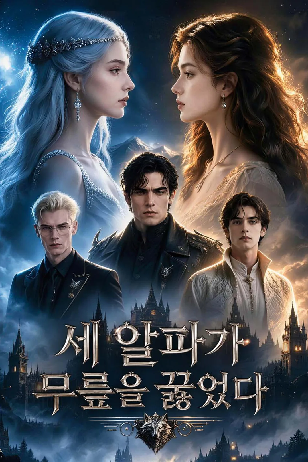세 알파가 무릎을 꿇었다 포스터