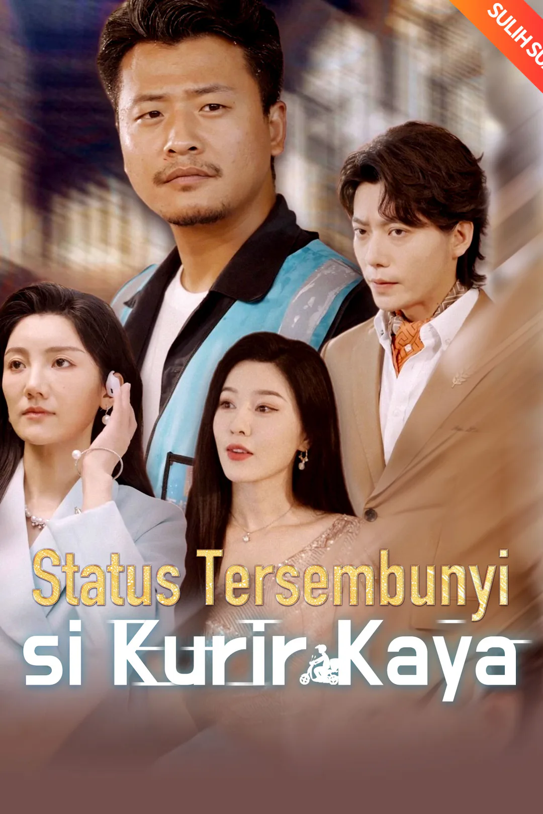 Poster Status Tersembunyi si Kurir Kaya