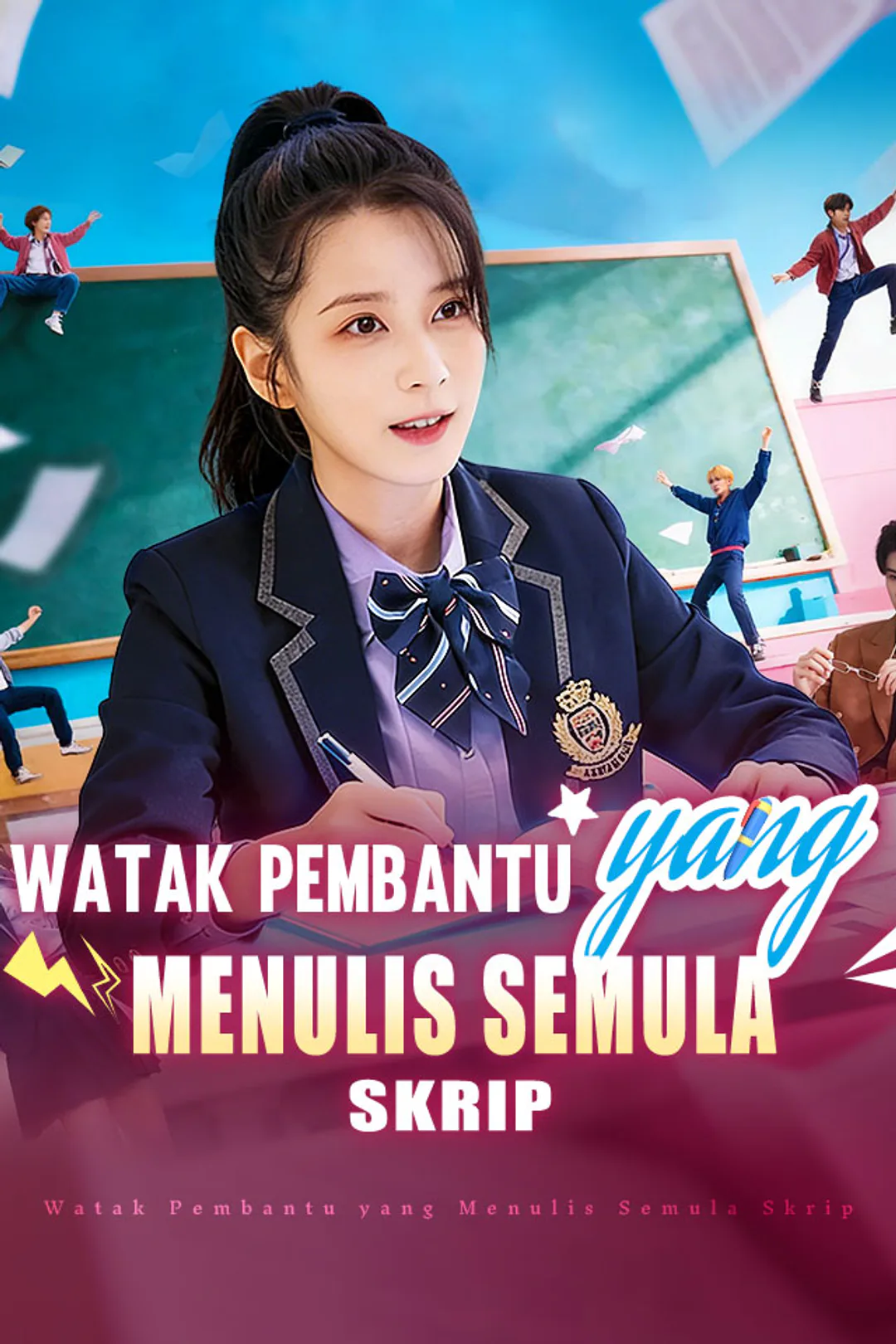 Poster Watak Pembantu yang Menulis Semula Skrip