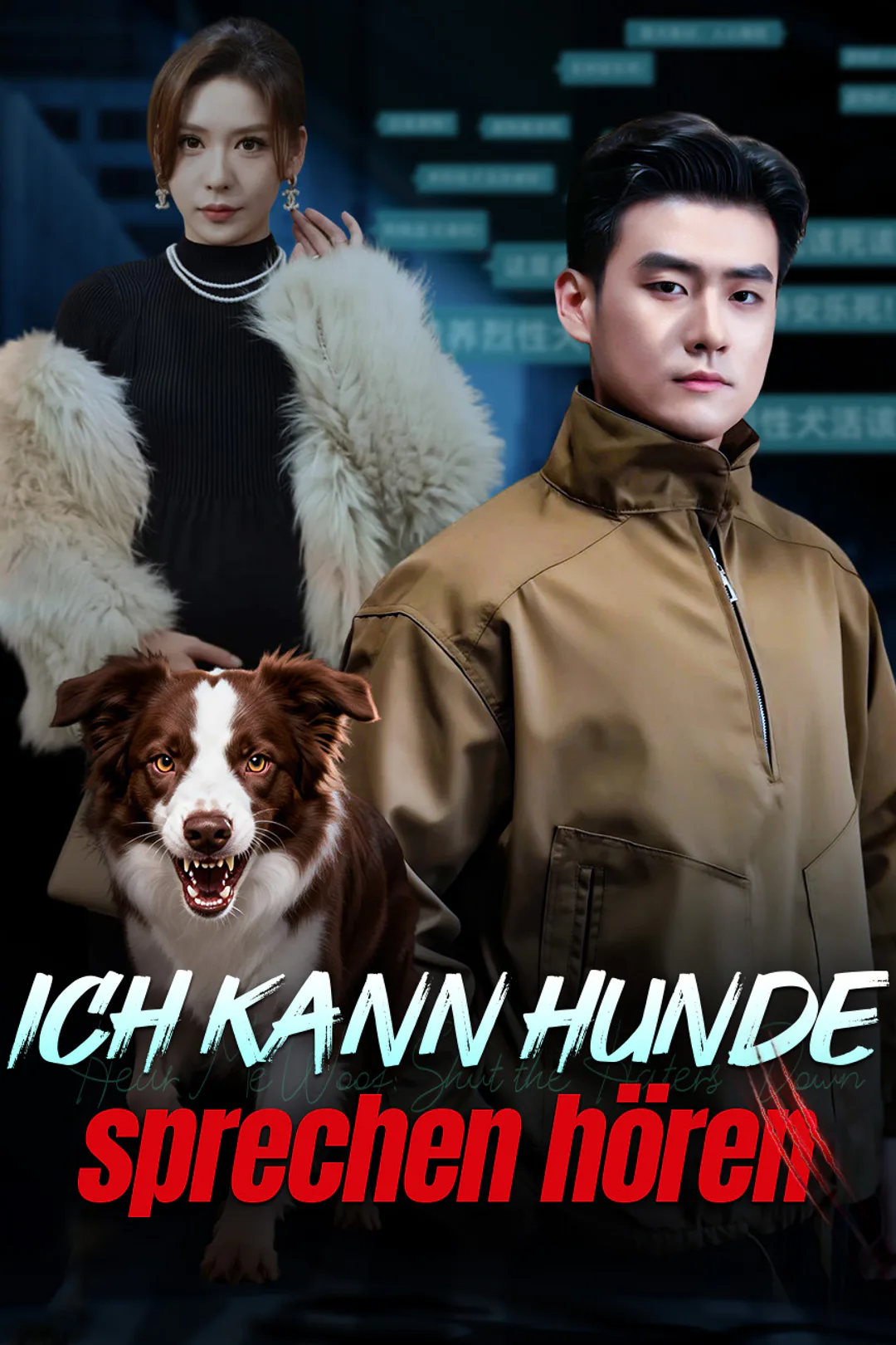Poster von Ich kann Hunde sprechen hören
