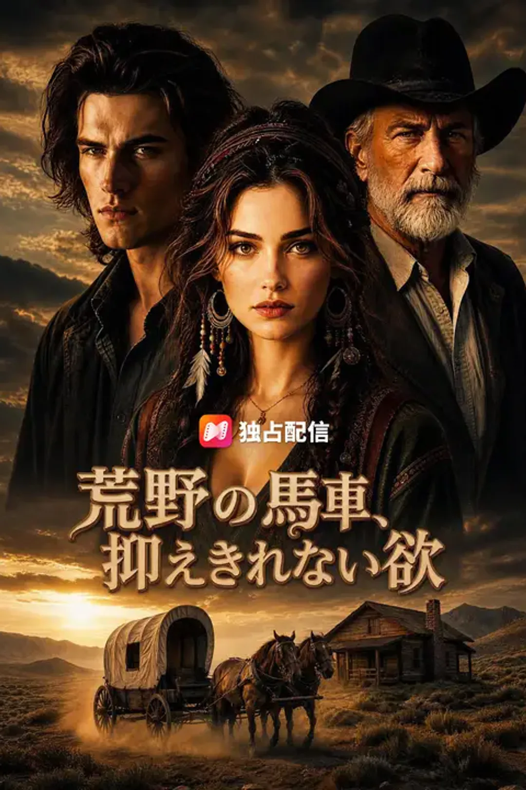荒野の馬車、抑えきれない欲のポスター