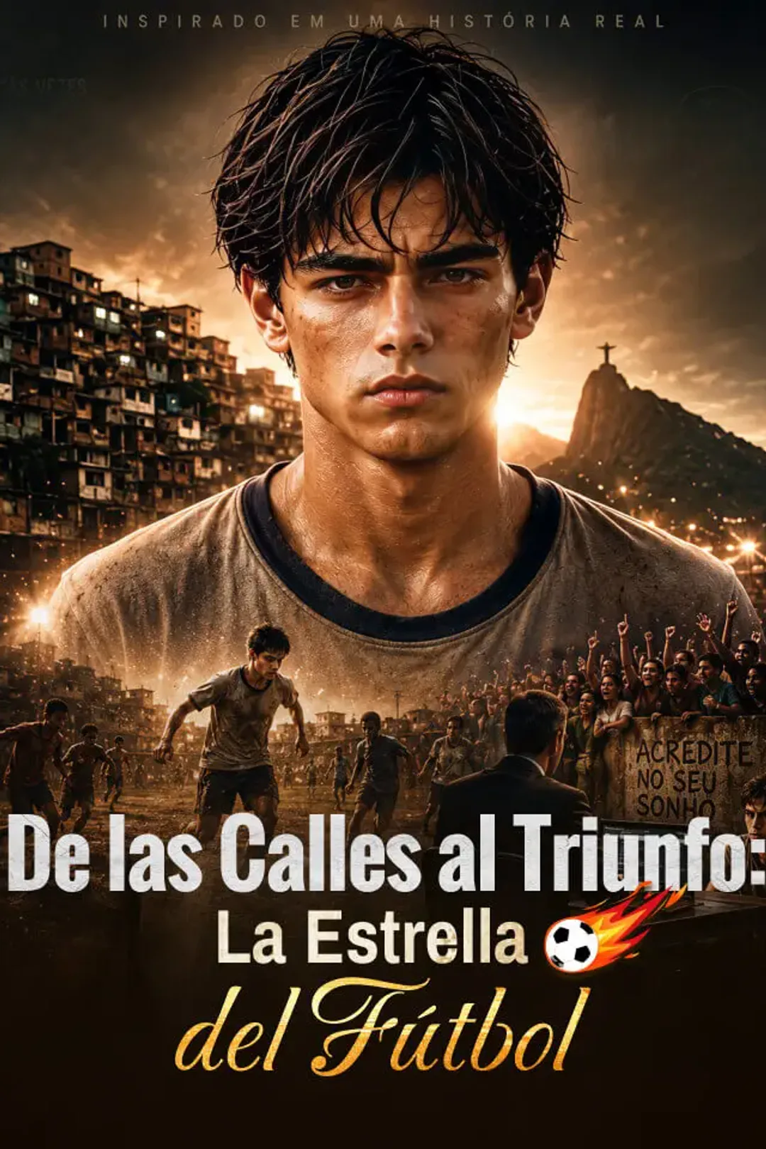 Póster de De las Calles al Triunfo: La Estrella del Fútbol
