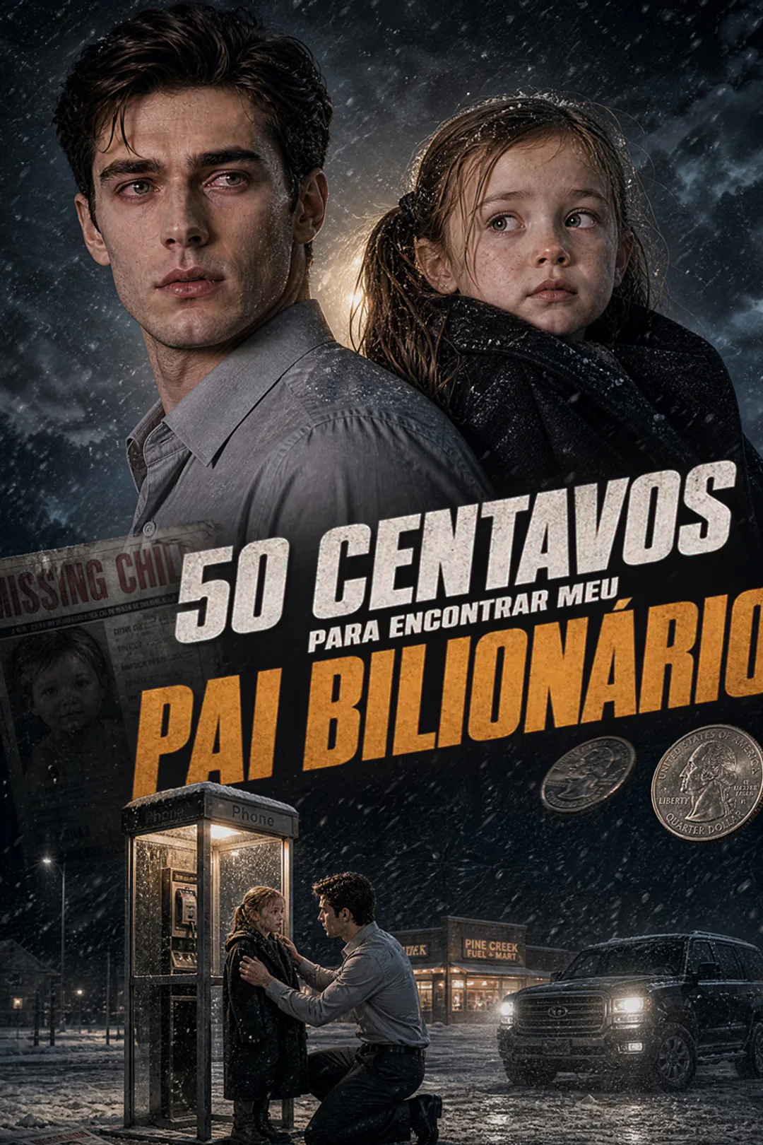 Pôster de 50 Centavos para Encontrar Meu Pai Bilionário