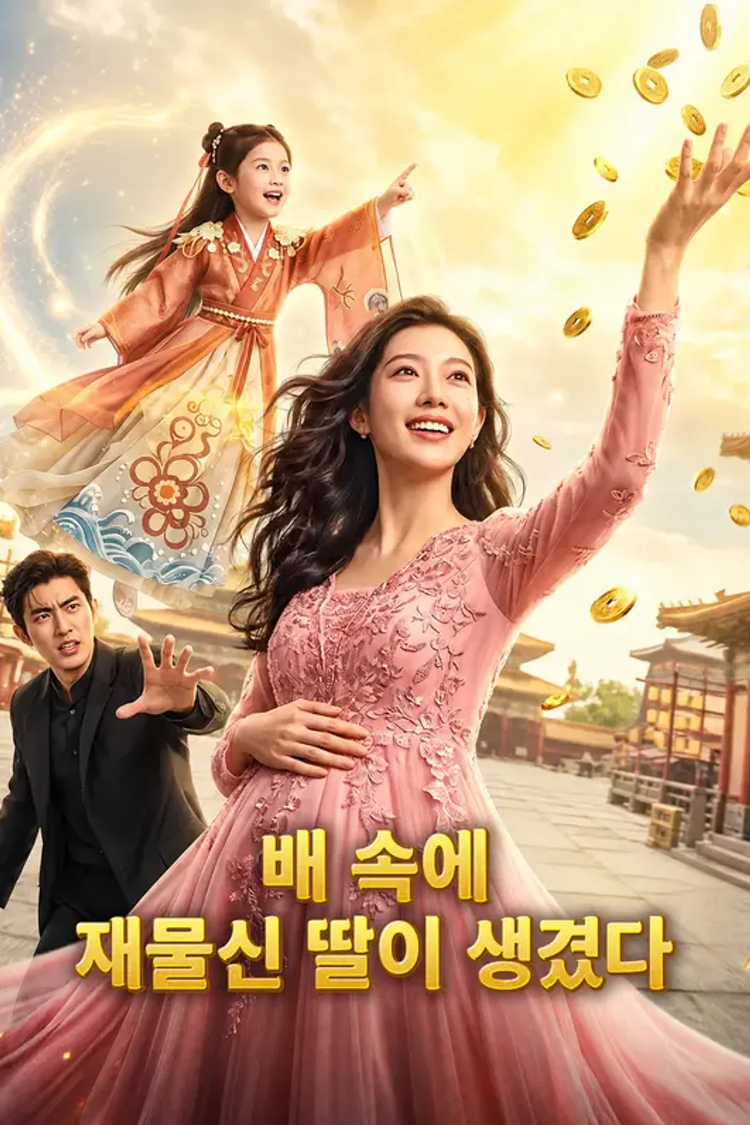 배 속에 재물신 딸이 생겼다 포스터