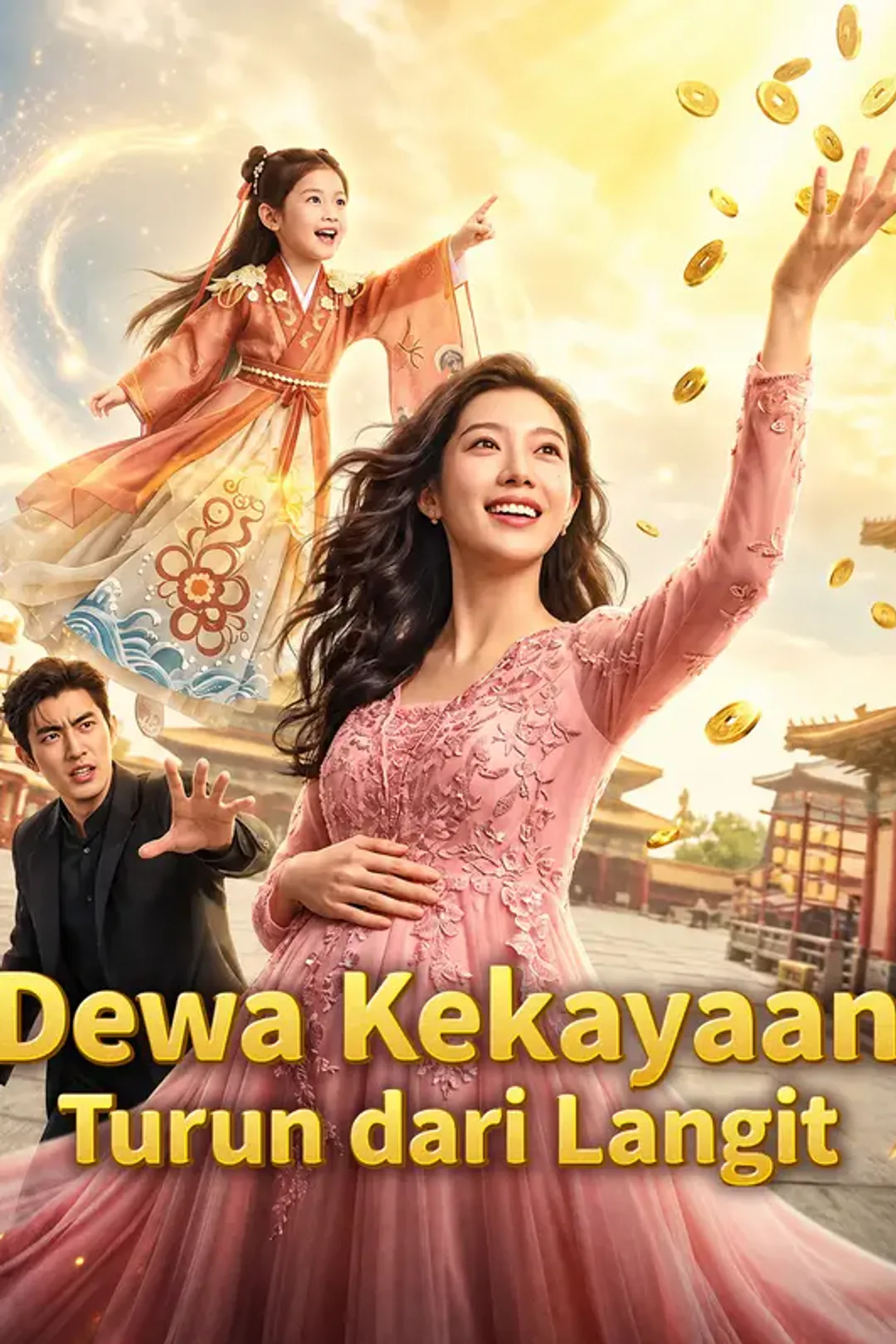 Poster Dewa Kekayaan Turun dari Langit